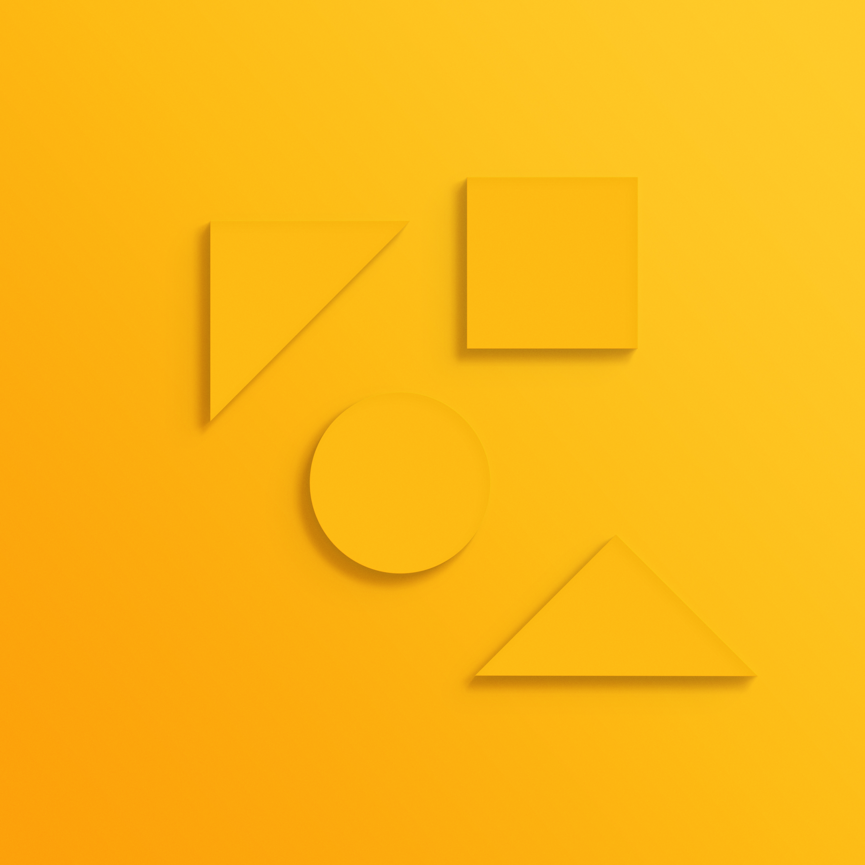 3d Background - Yellow